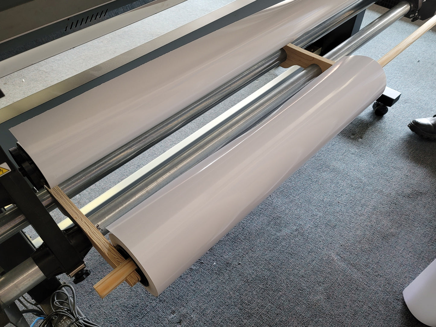 Roland Printer Auxilary Roll Holder - Single Roll