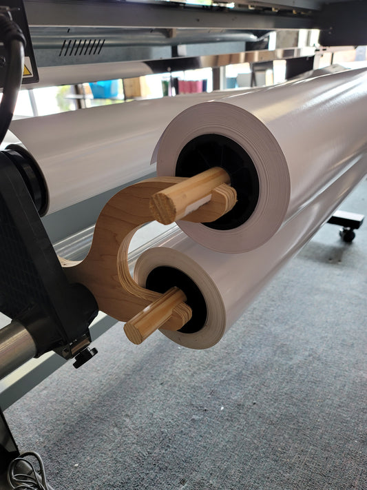 Roland Printer Auxilary Roll Holder - Two Rolls